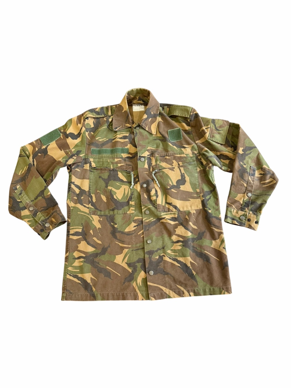 Vintage Seyntex European Military Camo Field Jacket Utility Coat Size KL (Med)